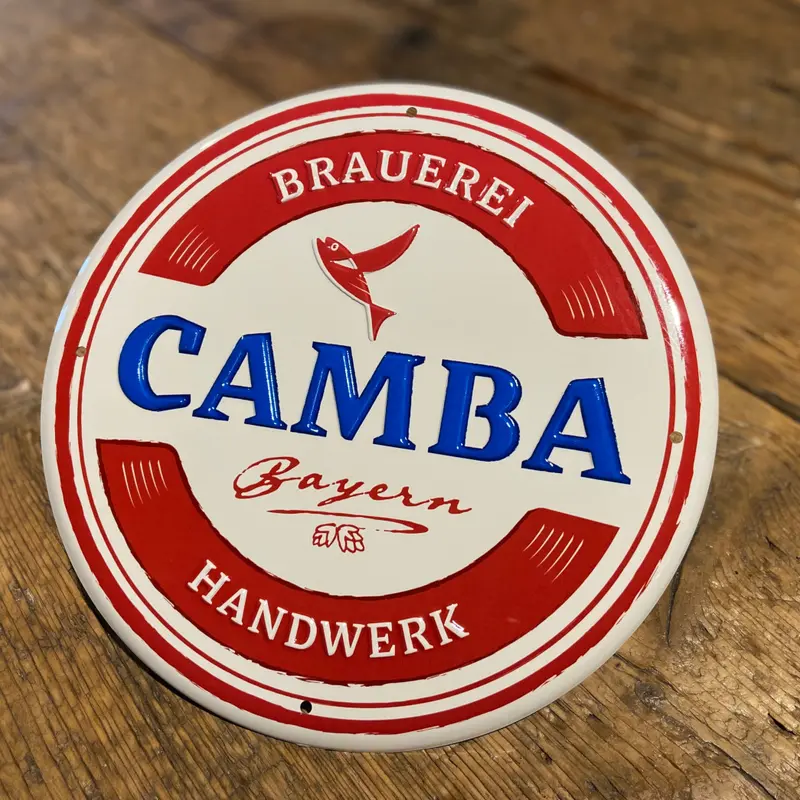 Camba Blechschild