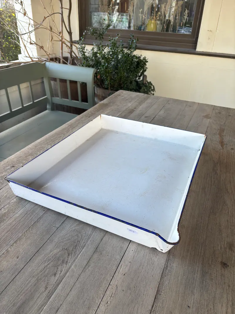 Emaille Küchentablett Schale