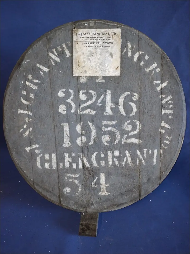Fassdeckel Glen Grant 1952