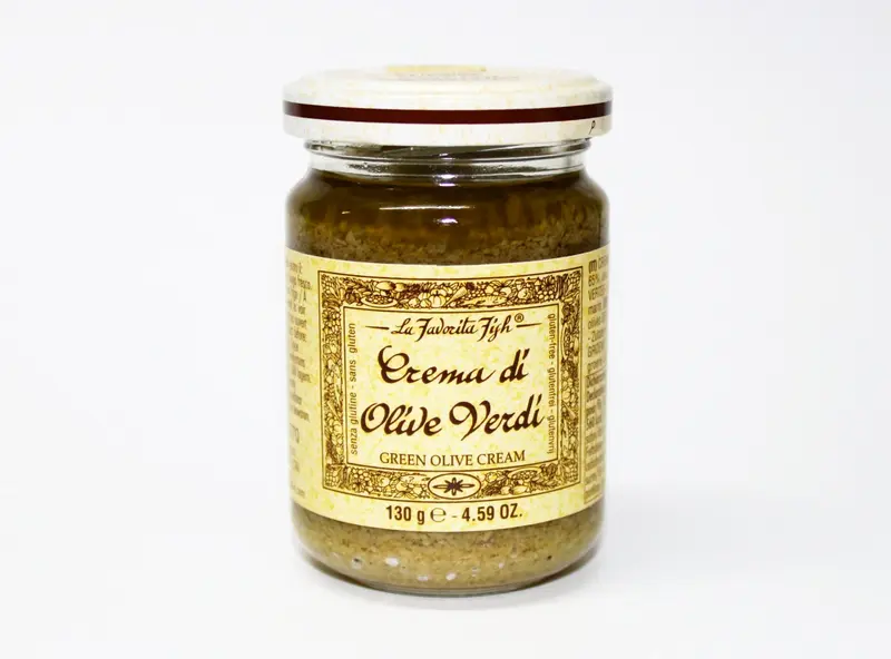 Grüne Olivencreme