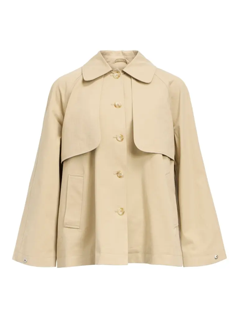 OBJPAULA Trench Jacket, humus