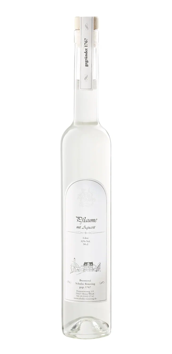 Pflaume mit Aquavit