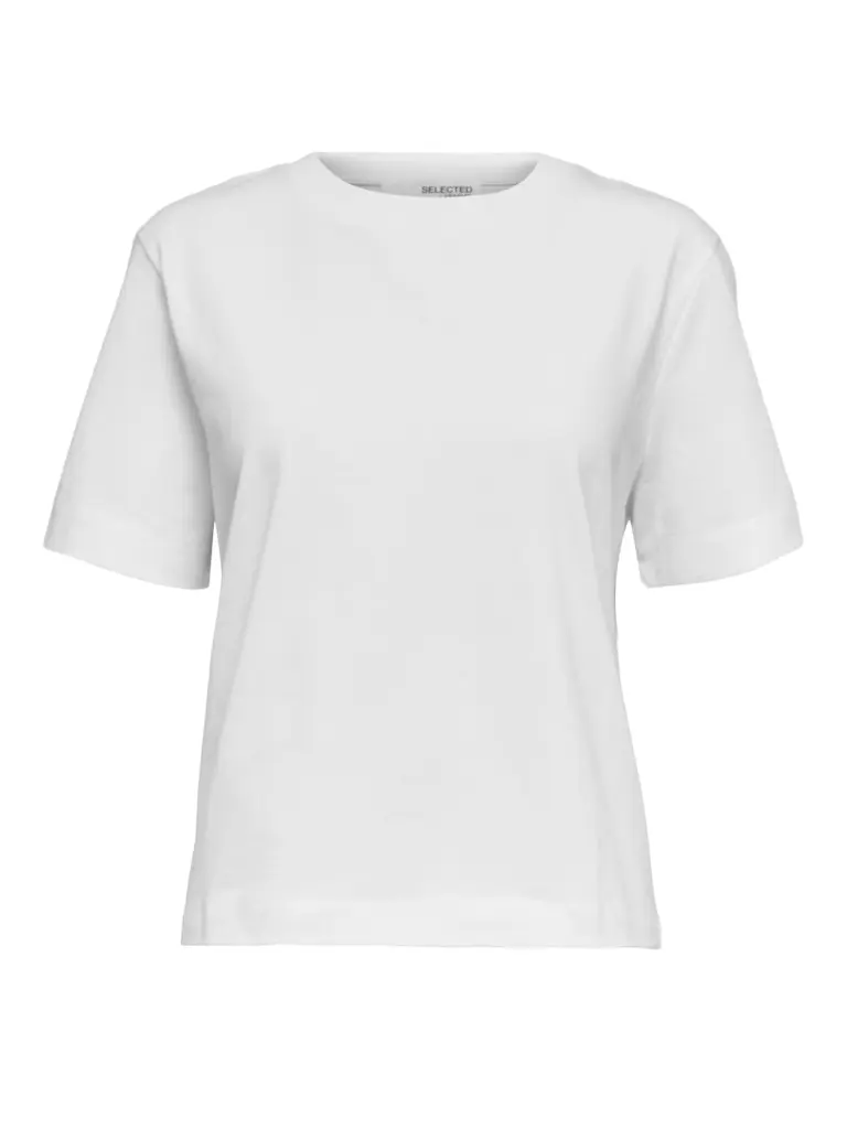 SLWESSENTIAL Boxy Tee, Bright White