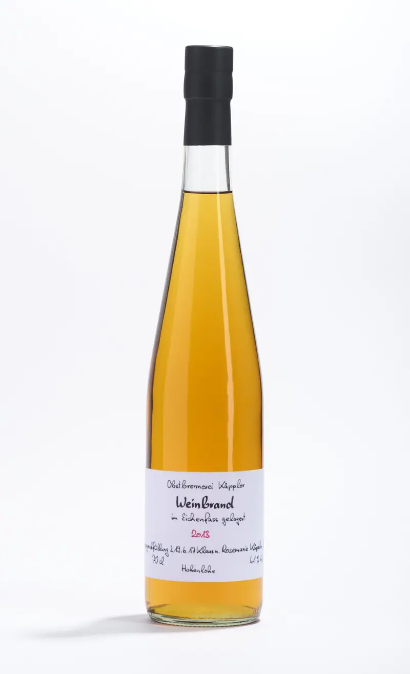 Weinbrand 2013, eichenfaßgelagert